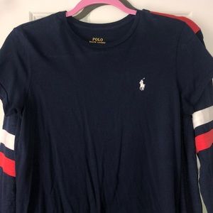 ralph lauren short sleeve navy blue Polo